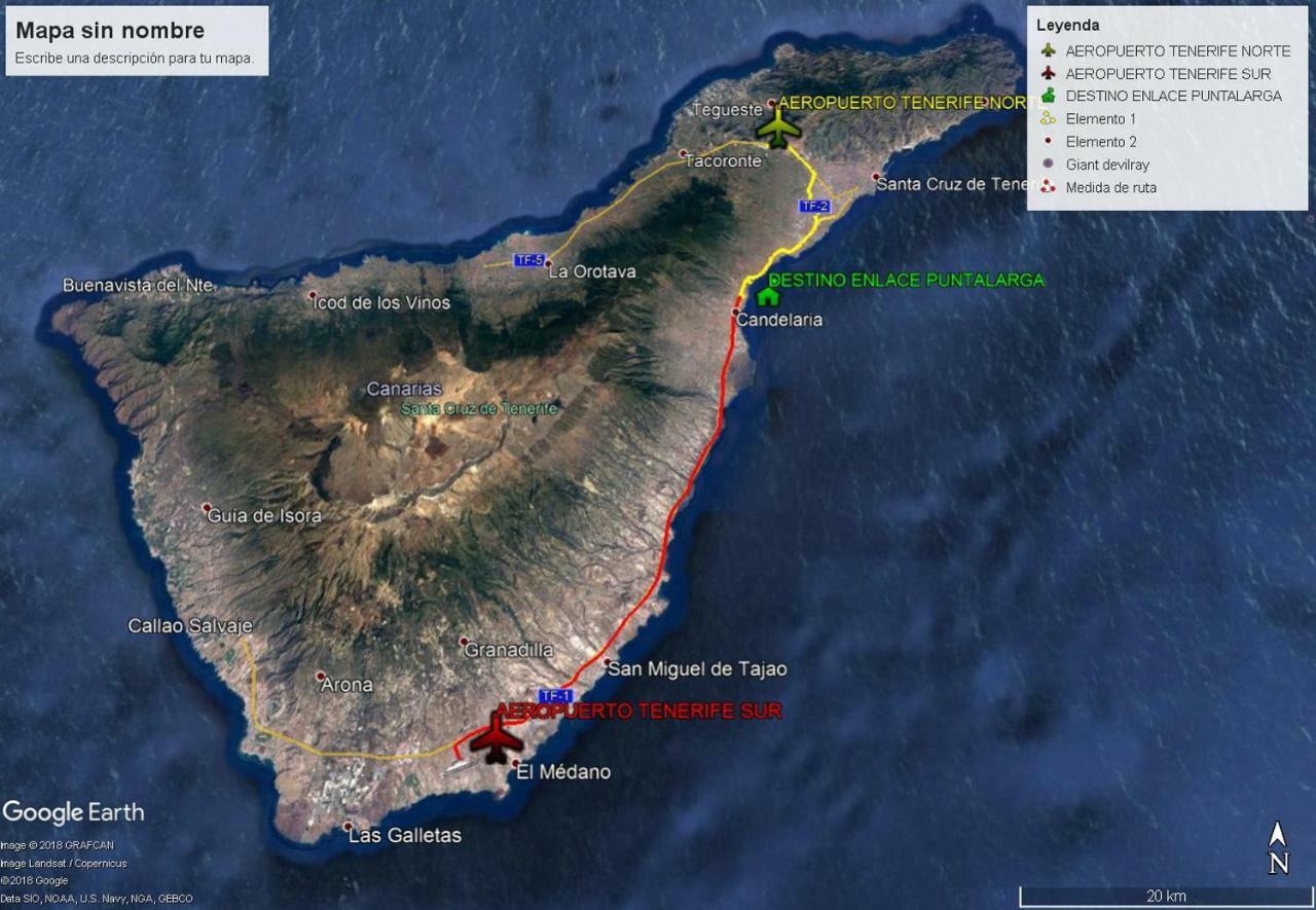 Apartamento Vacacional Atico Frente Al Mar Lejlighed Candelaria Eksteriør billede